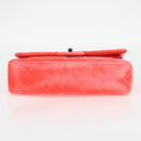 CHANEL Matelasse Chain Shoulder Bag Velor Pink CC Auth 130579SM-10