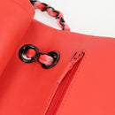 CHANEL Matelasse Chain Shoulder Bag Velor Pink CC Auth 130579SM-18