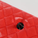 CHANEL Matelasse Chain Shoulder Bag Velor Pink CC Auth 130579SM-21