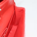 CHANEL Matelasse Chain Shoulder Bag Velor Pink CC Auth 130579SM-24