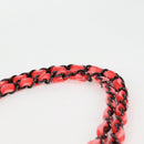 CHANEL Matelasse Chain Shoulder Bag Velor Pink CC Auth 130579SM-9