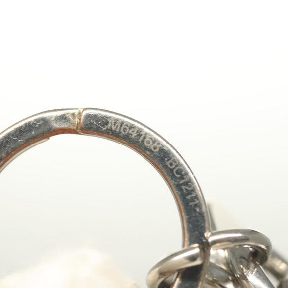 LOUIS VUITTON Eclipse Porte Cles Dragonne Key Holder White M64168 LV Auth 130583