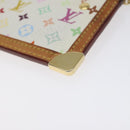 LOUIS VUITTON Monogram Multicolor Pochette Cles Purse White M92655 Auth 130593-15