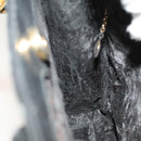 GUCCI Bamboo Hand Bag Leather 2way Black Gold 000 123 0316 Auth 130612-19