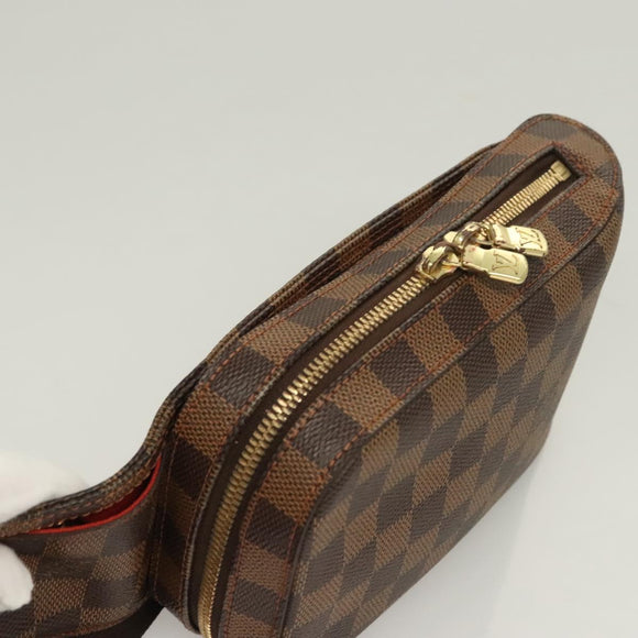 LOUIS VUITTON Damier Ebene Geronimos Shoulder Bag N51994 LV Auth 130618