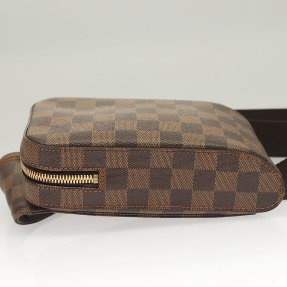 LOUIS VUITTON Damier Ebene Geronimos Shoulder Bag N51994 LV Auth 130618