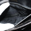 CELINE Sulky Shoulder Bag Leather Black Gold Auth 130625-22