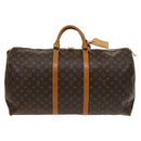 LOUIS VUITTON Monogram Keepall 60 Boston Bag M41422 LV Auth 130629-2