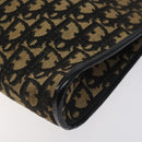 Christian Dior Trotter Canvas Shoulder Bag Navy Auth 130644-14