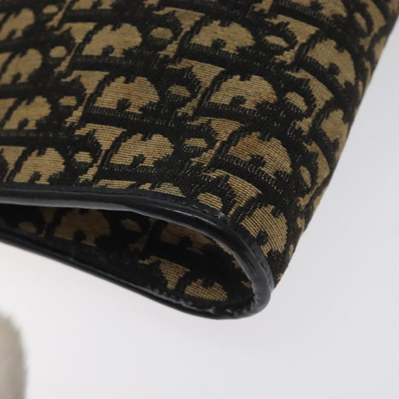 Christian Dior Trotter Canvas Shoulder Bag Navy Auth 130644