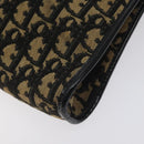 Christian Dior Trotter Canvas Shoulder Bag Navy Auth 130644-16