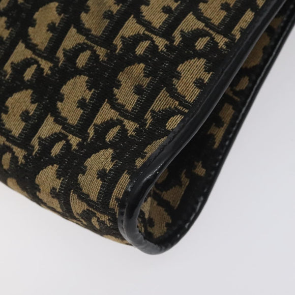 Christian Dior Trotter Canvas Shoulder Bag Navy Auth 130644