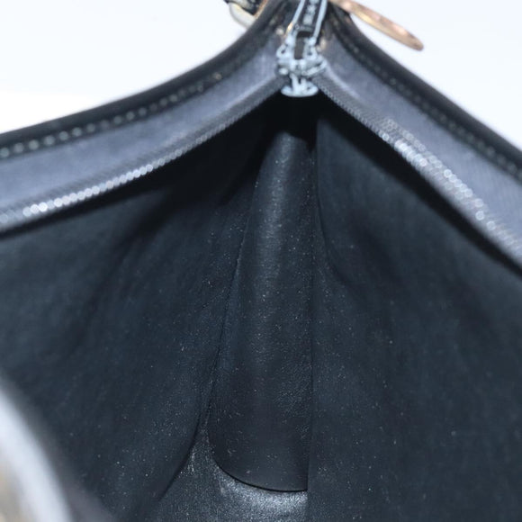 Christian Dior Trotter Canvas Shoulder Bag Navy Auth 130644