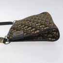 Christian Dior Trotter Canvas Shoulder Bag Navy Auth 130644-4