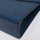 LOUIS VUITTON Epi Malesherbes Hand Bag Blue M52375 LV Auth 130648-8