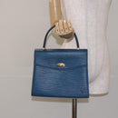 LOUIS VUITTON Epi Malesherbes Hand Bag Blue M52375 LV Auth 130648-22