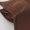 HERMES Her Line MM Hand Bag Canvas Brown Auth 130654-11