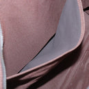 HERMES Her Line MM Hand Bag Canvas Brown Auth 130654-18