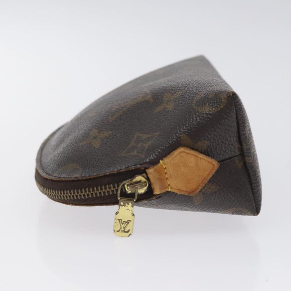LOUIS VUITTON Monogram Pochette Cosmetic PM Pouch M43998 LV Auth 130658