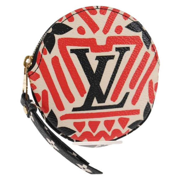 LOUIS VUITTON Monogram Crafty Ronde Portemonnee Rood M69505 LV Auth 130673M
