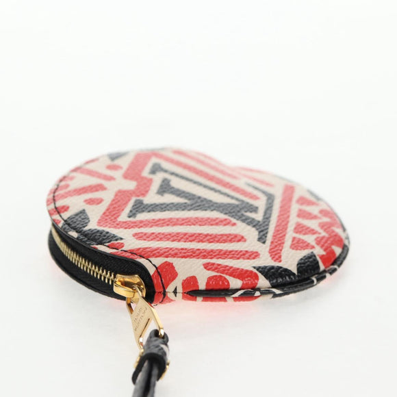 LOUIS VUITTON Monogram Crafty Ronde Portemonnee Rood M69505 LV Auth 130673M