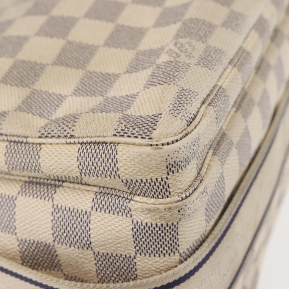 LOUIS VUITTON Damier Azur Naviglio Umhängetasche N51189 LV Auth 130676