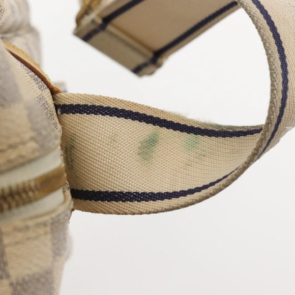 LOUIS VUITTON Damier Azur Naviglio Shoulder Bag N51189 LV Auth 130676