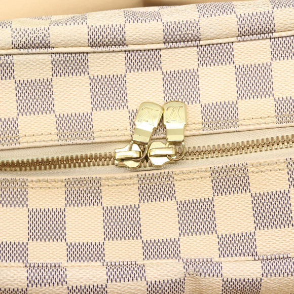 LOUIS VUITTON Damier Azur Naviglio Shoulder Bag N51189 LV Auth 130676