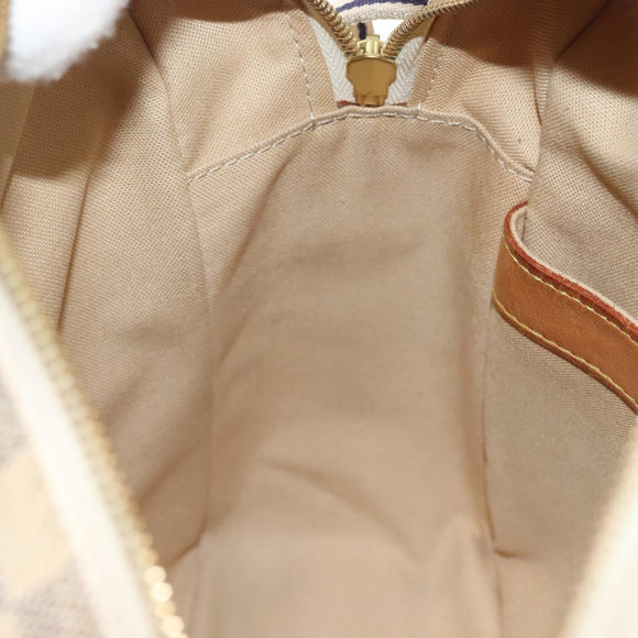 LOUIS VUITTON Damier Azur Naviglio Shoulder Bag N51189 LV Auth 130676