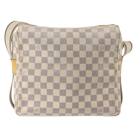 LOUIS VUITTON Damier Azur Naviglio Shoulder Bag N51189 LV Auth 130676