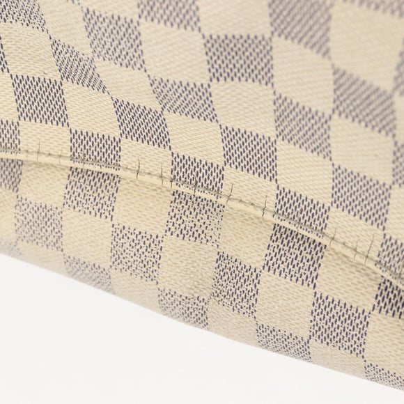 LOUIS VUITTON Damier Azur Naviglio Shoulder Bag N51189 LV Auth 130676