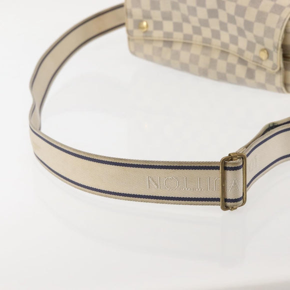 LOUIS VUITTON Damier Azur Naviglio Umhängetasche N51189 LV Auth 130676