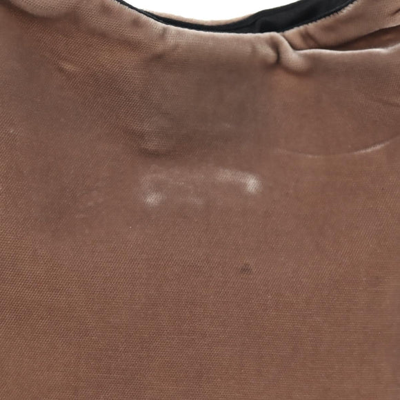 PRADA Hand Bag Velor Gray Auth 130687