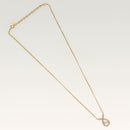 Christian Dior Necklace metal Gold Tone Auth 130688-2
