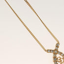 Christian Dior Necklace metal Gold Tone Auth 130688-4