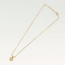 Christian Dior Necklace metal Gold Tone Auth 130688-9
