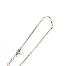CHANEL Necklace metal Silver CC Auth 130689M-12