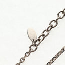 CHANEL Necklace metal Silver CC Auth 130689M-14