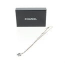 CHANEL Necklace metal Silver CC Auth 130689M-16