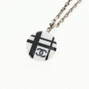 CHANEL Necklace metal Silver CC Auth 130689M-5