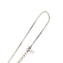 CHANEL Necklace metal Silver CC Auth 130689M-7