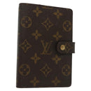 LOUIS VUITTON Monogram Agenda PM Day Planner Cover R20005 LV Auth 130703-1