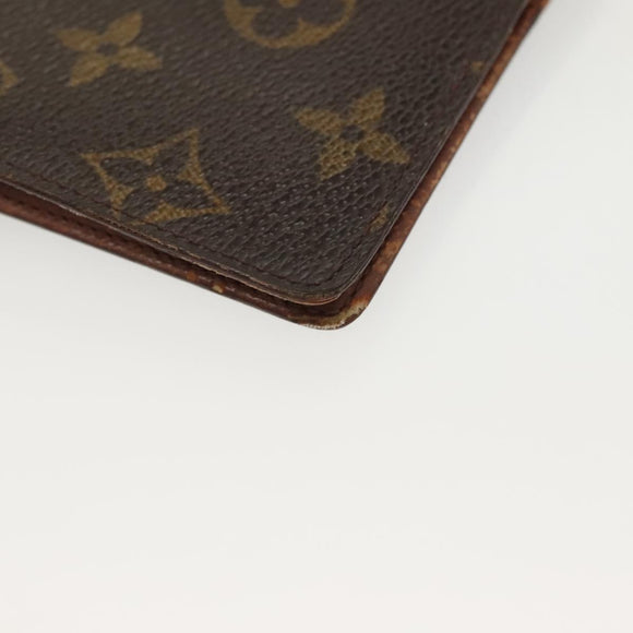LOUIS VUITTON Monogram Agenda PM Day Planner Cover R20005 LV Auth 130703