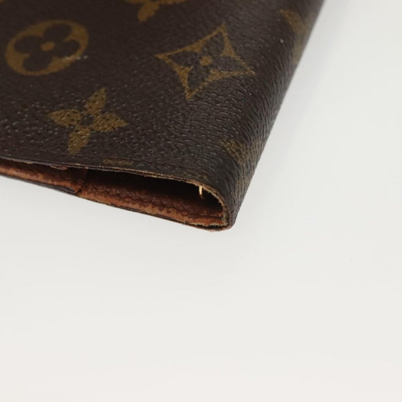 LOUIS VUITTON Monogram Agenda PM Day Planner Cover R20005 LV Auth 130703
