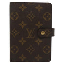LOUIS VUITTON Monogram Agenda PM Day Planner Cover R20005 LV Auth 130703-13