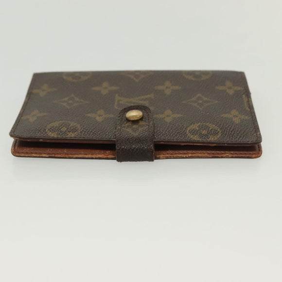 LOUIS VUITTON Monogram Agenda PM Day Planner Cover R20005 LV Auth 130703