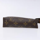 LOUIS VUITTON Monogram Poche Toilette 15 Pouch M47546 LV Auth 130707-6