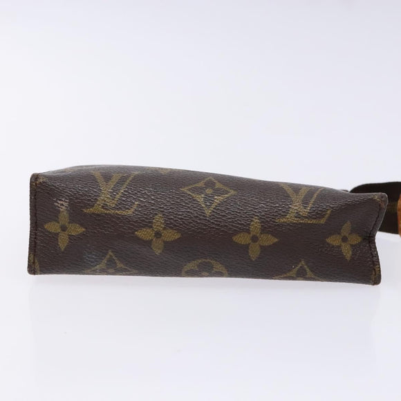 LOUIS VUITTON Monogram Poche Toilette 15 Pouch M47546 LV Auth 130707