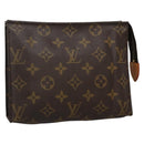 LOUIS VUITTON Monogram Poche Toilette 19 Pouch M47544 LV Auth 130708-1