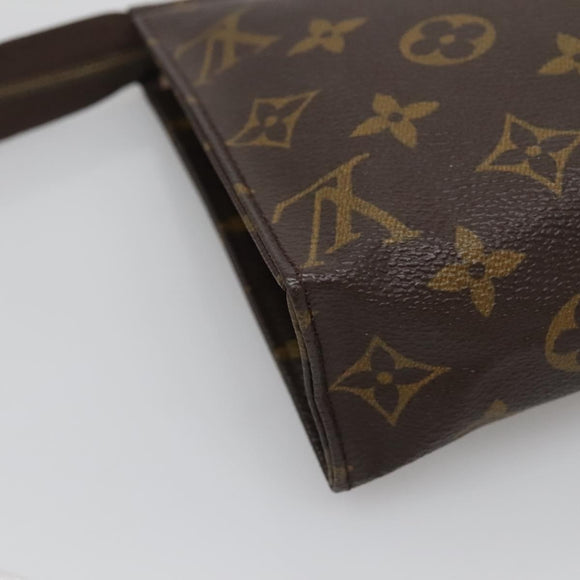 LOUIS VUITTON Monogram Poche Toilette 19 Pouch M47544 LV Auth 130708